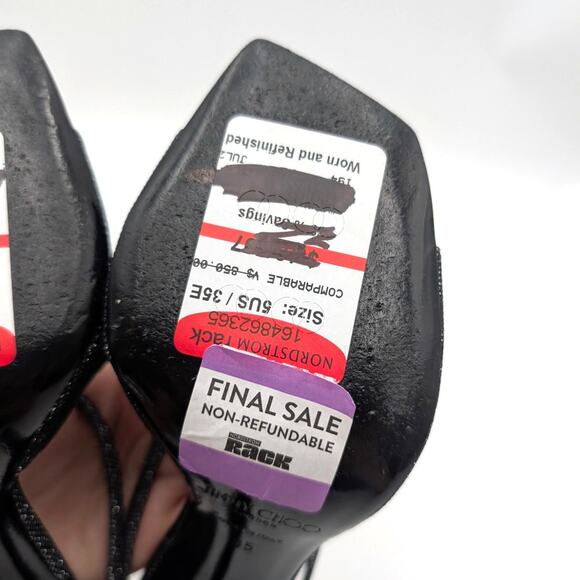 Jimmy Choo Anise Strappy Stiletto Heel Sandal Women's Cosmo Size US5 EU35 - Picture 10 of 11